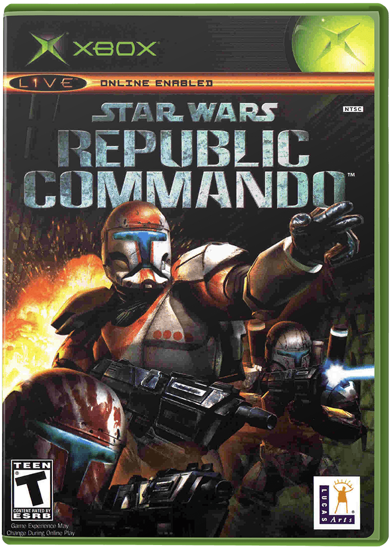 Star Wars Republic Commando box art for Xbox